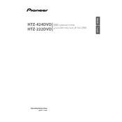 Pioneer HTZ-222DVD manual cover