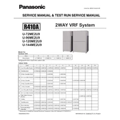 Panasonic U-72ME2U9,U-120ME2U9,U-96ME2U9 manual cover