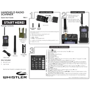 Whistler TRX1 Handheld Radio Scanner manual cover