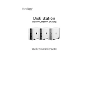 Synology DS107+, DS107, DS108j manual cover