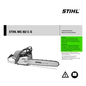 Stihl MS 362 C manual cover