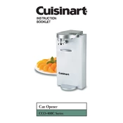 Cuisinart CCO-40BC Series manual cover