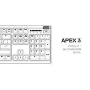 SteelSeries Apex 3 manual cover