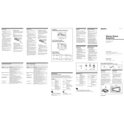 Sony XM-SD22X manual cover