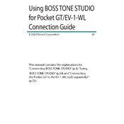 Boss Pocket GT Tone Studio EV-1-WL