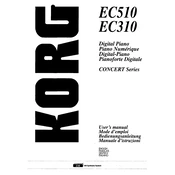 KORG EC-310 manual cover