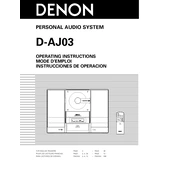 Denon D-AJ03 manual cover