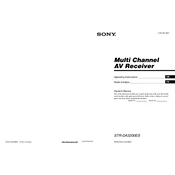 Sony STR-DA3200ES manual cover