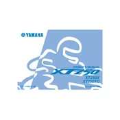 Yamaha XT250X, XT250XC XT250 2008 manual cover