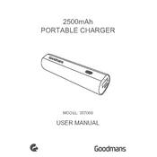 Goodmans B&M 2500mAh Portable Charger 357069 manual cover