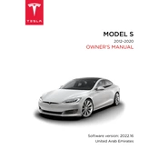 Tesla Model S 2012-2020 United Arab Emirates manual cover