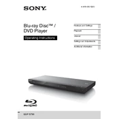 Sony BDP-S790 manual cover