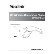 Yealink CP935W-Base manual cover