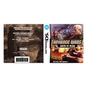 Nintendo Advance Wars Days of Ruin manual cover