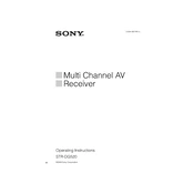 Sony STR-DG520 manual cover