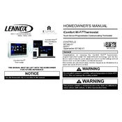 Lennox iComfort Wi-Fi manual cover