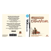 Nintendo Professor Layton and the Curious Village  manual cover