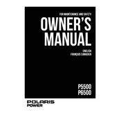 Polaris P5500, P6500 manual cover