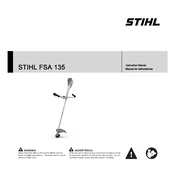 Stihl FSA 135 manual cover