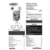 Lennox SLP98UHV manual cover