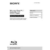 Sony BDP-BX670 manual cover