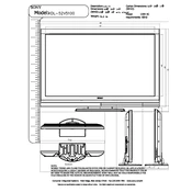 Sony KDL-52V5100 manual cover