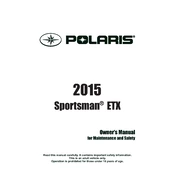 Polaris Sportsman ETX manual cover
