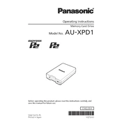 Panasonic AU-XPD1 manual cover