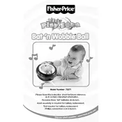 Fisher Price Mattel Baby Playzone Bat n Wobble Ball 73271 Toy manual cover