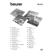 Beurer GS 215 Boats Scale manual cover