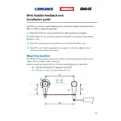 Simrad Lowrance B&G RF40 Autopilot System manual cover