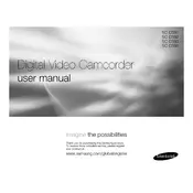 Samsung SC-D381 Camcorder manual cover