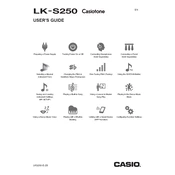Casio LKS250 Casiotone Keyboard