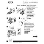 Xerox Phaser 8200 Cleaaning the Pick Roller Printer manual cover