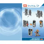 Mega Construx Mattel Halo Rocket Boost Power FVK10 Construction Set manual cover