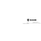 Ram 1500 2013 Truck manual cover