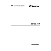 Candy CDI 22E10 3-80 manual cover