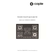 Caple C870BK Hob manual cover