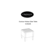 Crosley CO6226 Table manual cover