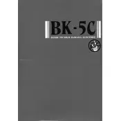 Yamaha Electone BK-5C Keyboard manual cover