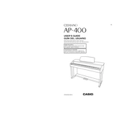 Casio Celviano AP400 Keyboard manual cover