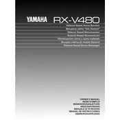 Yamaha RX-V480 Receiver manual cover