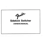 Fender Sidekick Switcher Amplifier manual cover