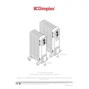 Dimplex OCR15Ti Radiator manual cover