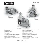 Fisher Price Mattel Laugh and Learn Stride-to-Ride W9740 Toy