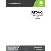 Campbell Scientific RTDAQ Version 1.4 Software manual cover