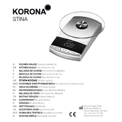 Korona 76136 Scale manual cover