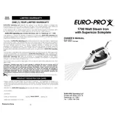 Shark EURO PRO GI492H Iron manual cover