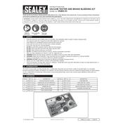 Sealey VS402.V3 Bleeder manual cover