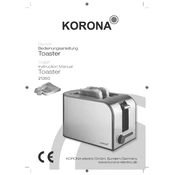 Korona 21350 Toaster manual cover